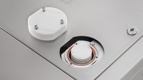 Filtrazione dell'aria di scarico monitorata nell'autoclave durante la sterilizzazione di sostanze pericolose