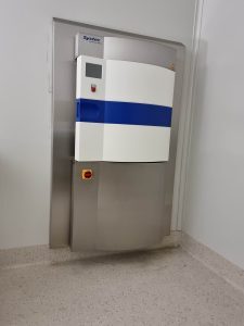 Autoclave fissa Systec passante per la sterilizzazione in laboratorio